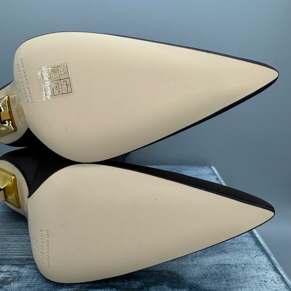 NEW Good American Women’s Pointed Toe Neoprene Chelsea Booties Brown Size 6.5 - Picture 10 of 10